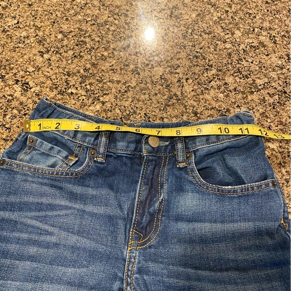 🔆3/$25🔆 GAP 1969 Jeans Straight Cut Relaxed fit Jeans Adjustable Waist Size 10 - Picture 7 of 7